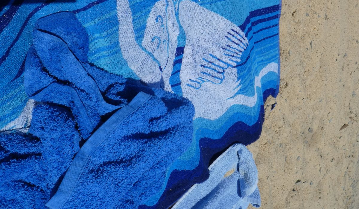 Absorción de toallas de playa