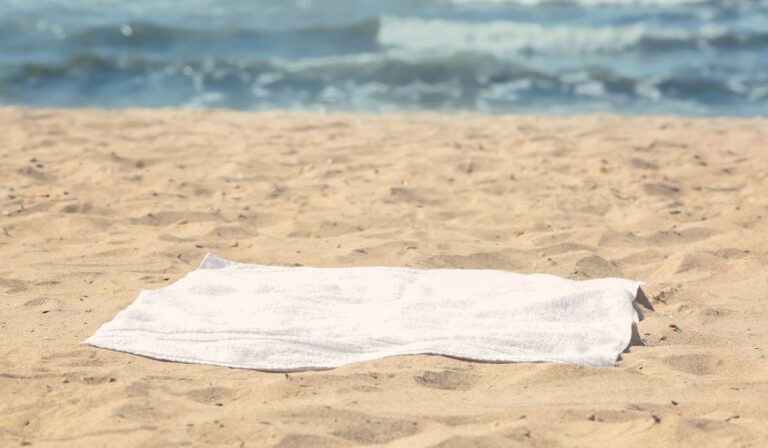 Cuidado toallas playa
